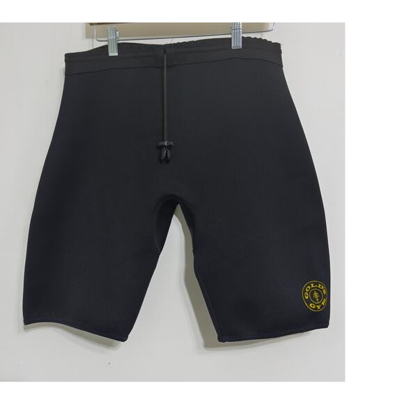 Gold’s Gym Sauna Shorts Neoprene Sweat Slimming Compression Fitness sz M/L - Picture 1 of 4